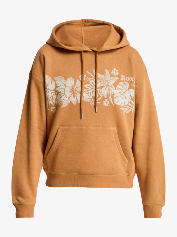 7 Perfect Place - Relaxed Hoodie for Women Brown ERJFT05049 Roxy