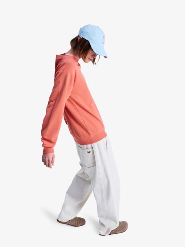 1 Surf Stoked Terry Vint - Sweat pour Femme Rose ERJFT05064 Roxy