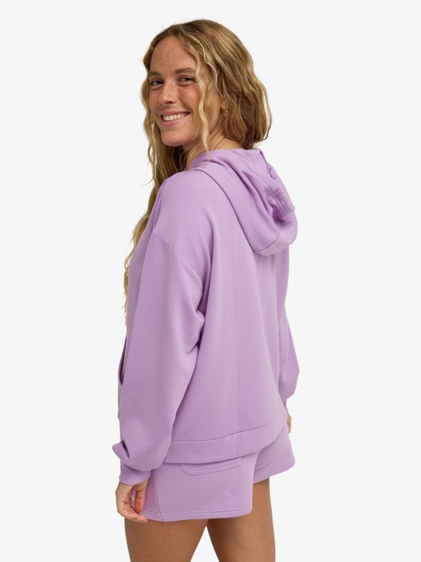 6 Surfing By Daylight - Sweat à capuche zippé pour Femme Violet ERJFT05065 Roxy