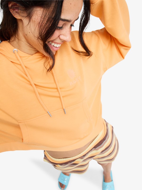 2 Surfing By Daylight - Hoodie for Women Orange ERJFT05066 Roxy