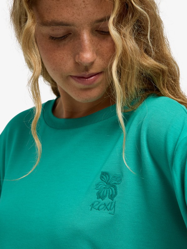 2 Surfing By Moonlight - Sweat doux et confortable pour Femme Vert ERJFT05067 Roxy