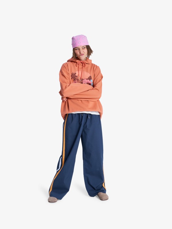 3 Lineup Oversized - Oversized Hoodie for Women  ERJFT05068 Roxy