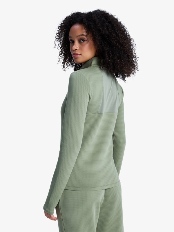 5 Boundless Spirit Tech - Atmungsaktives Longsleeve f&uuml;r Frauen Gr&uuml;n ERJFT05079 Roxy