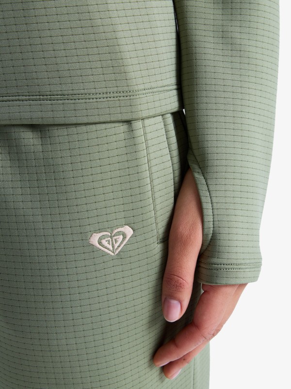 3 Boundless Spirit Tech - Atmungsaktives Longsleeve f&uuml;r Frauen Gr&uuml;n ERJFT05079 Roxy