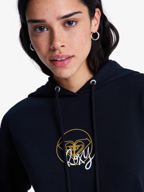 2 Vl Surf Stoked - Kapuzenpulli für Frauen Schwarz ERJFT05089 Roxy
