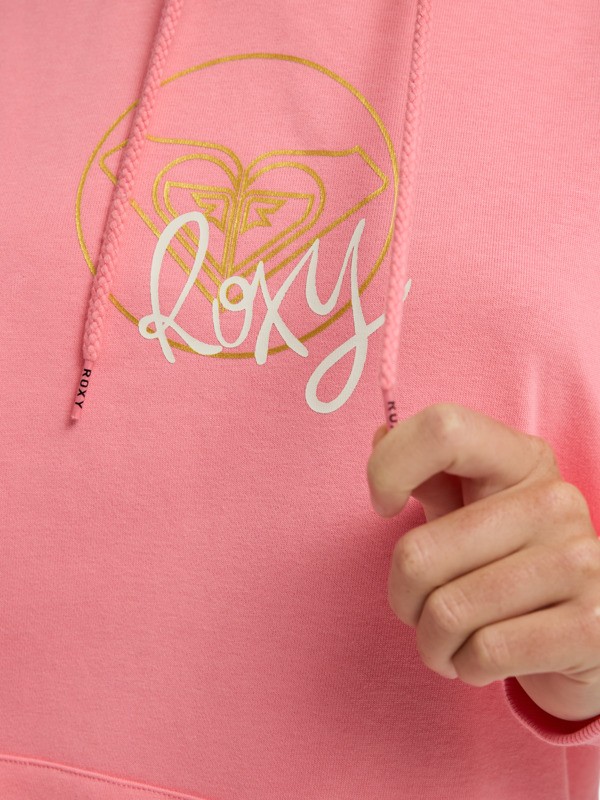 2 Vl Surf Stoked - Sweat à capuche pour Femme Rose ERJFT05089 Roxy