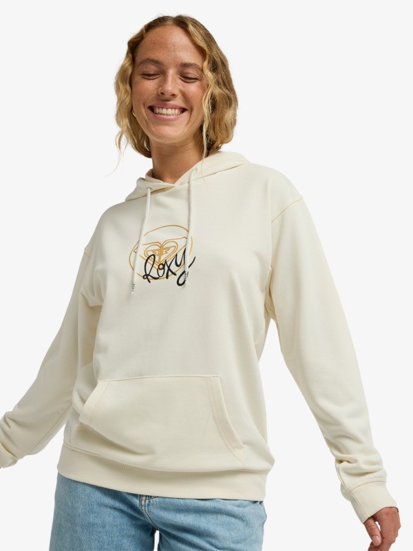 6 Vl Surf Stoked - Sweat à capuche pour Femme Blanc ERJFT05089 Roxy