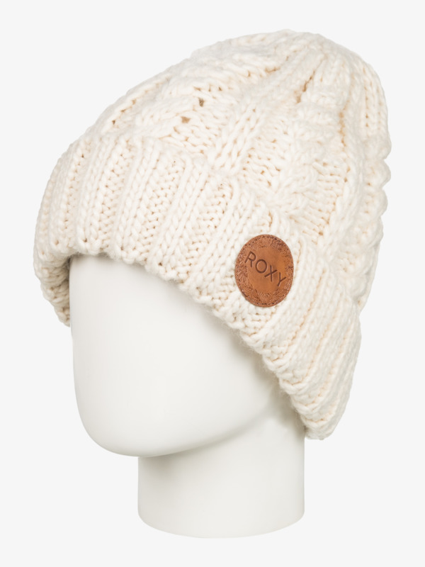 3 Tram - Gorro para Mujer Beige ERJHA03904 Roxy