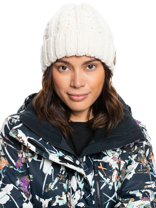 0 Tram - Gorro para Mujer Beige ERJHA03904 Roxy