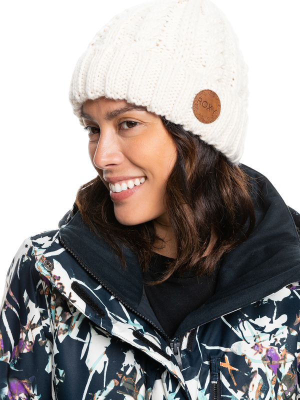 1 Tram - Gorro para Mujer Beige ERJHA03904 Roxy