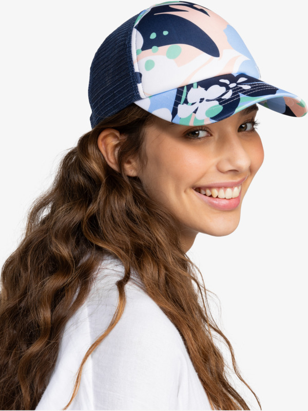 0 Beautiful Morning - Casquette trucker pour Femme Bleu ERJHA04268 Roxy