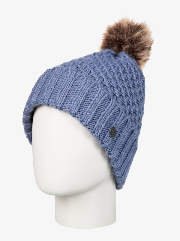 4 Blizzard - Gorro com dobra para Mulher Azul ERJHA04286 Roxy