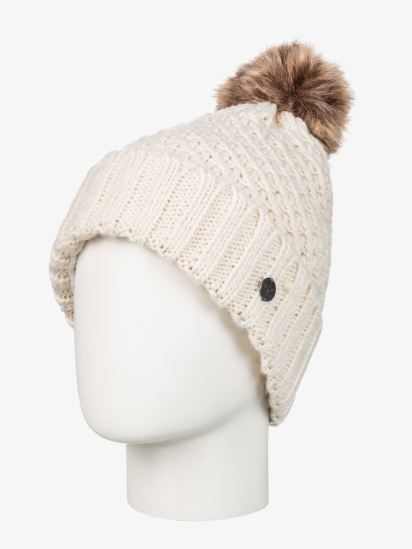 2 Blizzard - Cuff Beanie for Women Beige ERJHA04286 Roxy