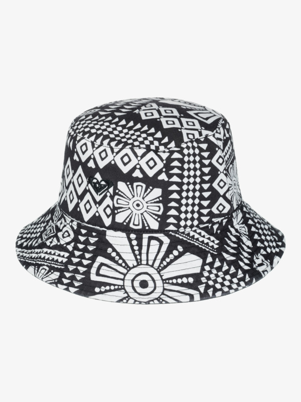 7 Jasmine Paradise - Reversible Bucket Hat for Women Black ERJHA04321 Roxy