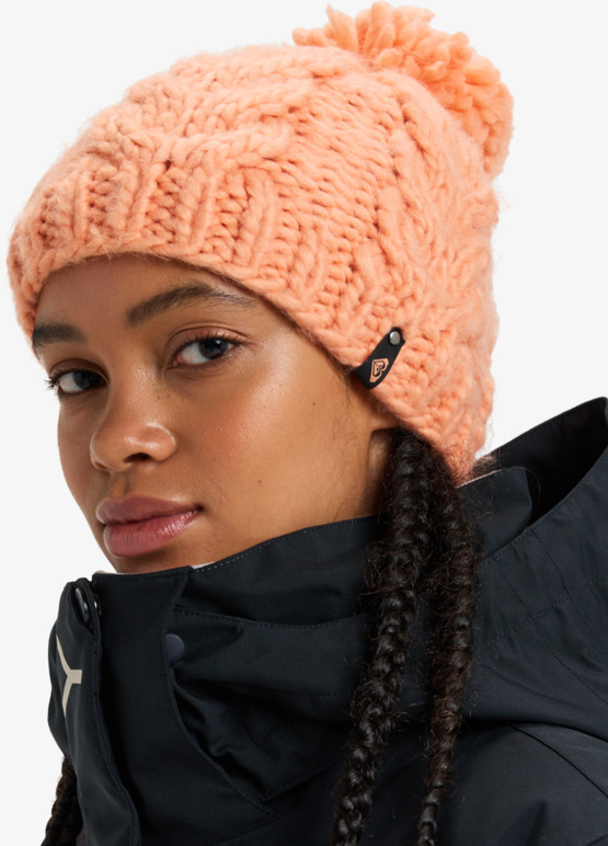 3 Winter - Bonnet épais pour Femme Rose ERJHA04325 Roxy