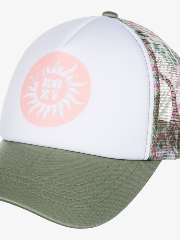 3 Donut Spain - Cappellino Trucker da Donna Green ERJHA04326 Roxy