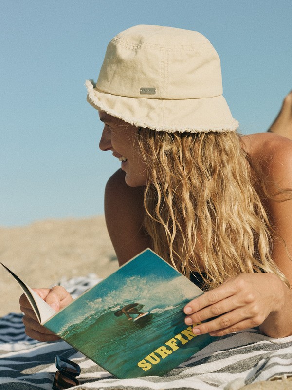 0 Victim Of Love - Bucket Hoed voor Dames Beige ERJHA04370 Roxy