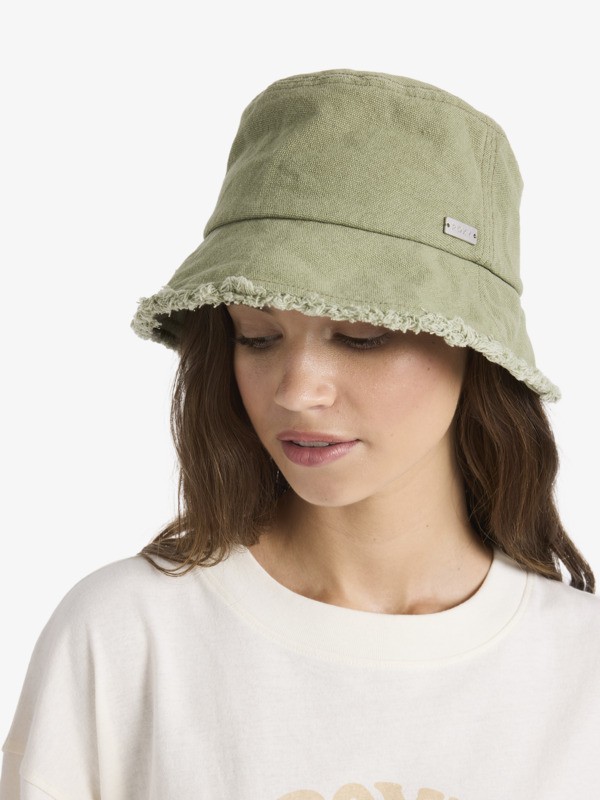 2 Victim Of Love - Bucket Hat for Women Green ERJHA04370 Roxy