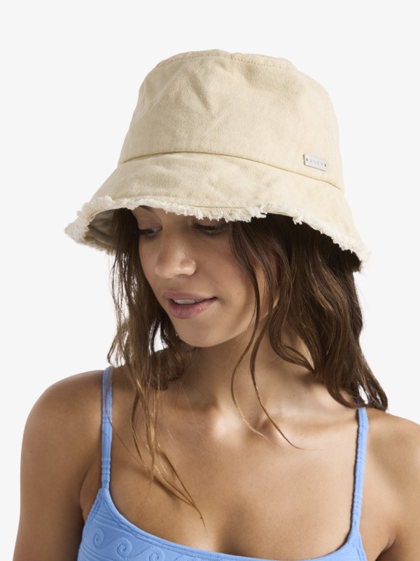 4 Victim Of Love - Bucket Hoed voor Dames Beige ERJHA04370 Roxy