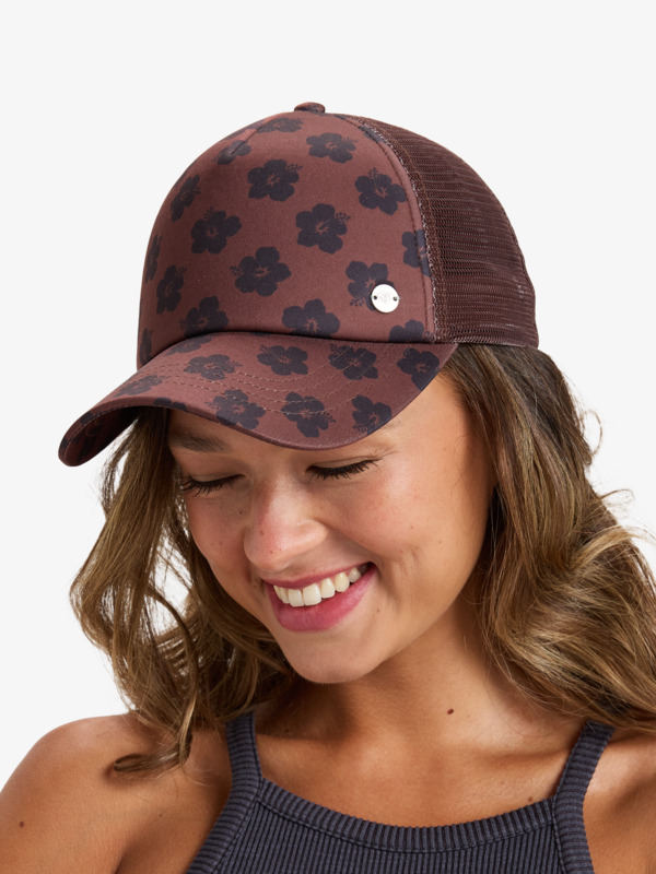 0 Beautiful Morning - Casquette trucker pour Femme Marron ERJHA04378 Roxy