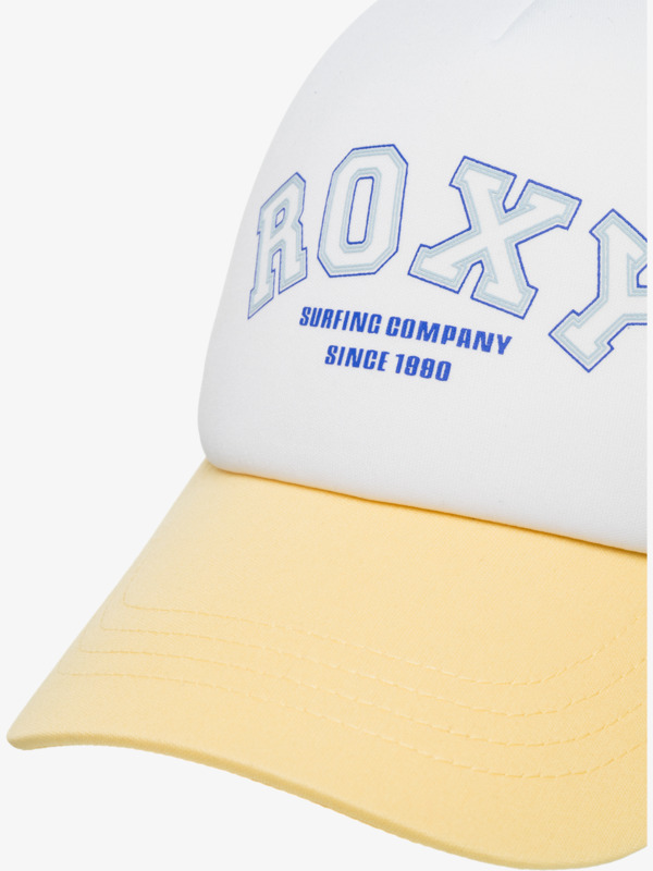 4 Donut Spain - Casquette trucker pour Femme Jaune ERJHA04379 Roxy