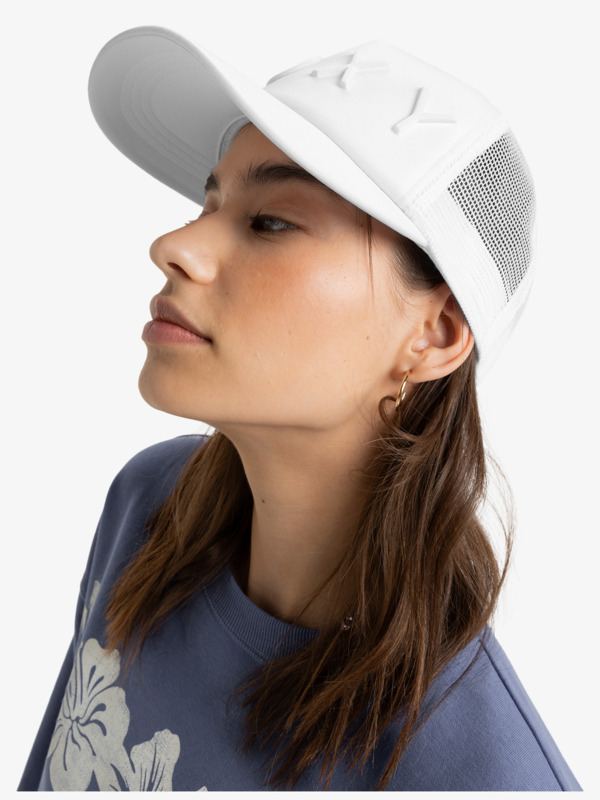 1 Brighter Day - Trucker Cap voor Dames White ERJHA04381 Roxy