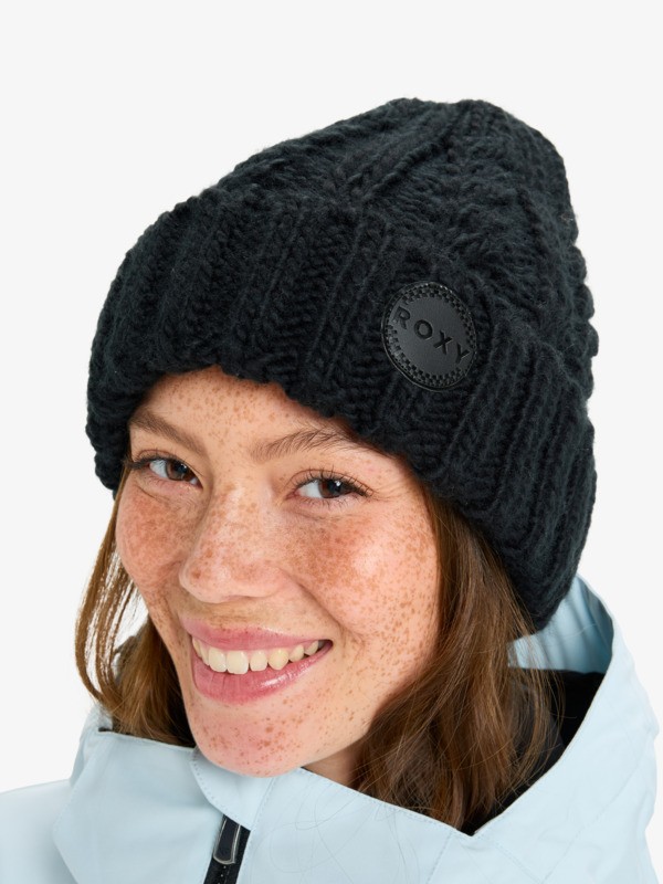 0 Tram  - Beanie for Women Black ERJHA04416 Roxy