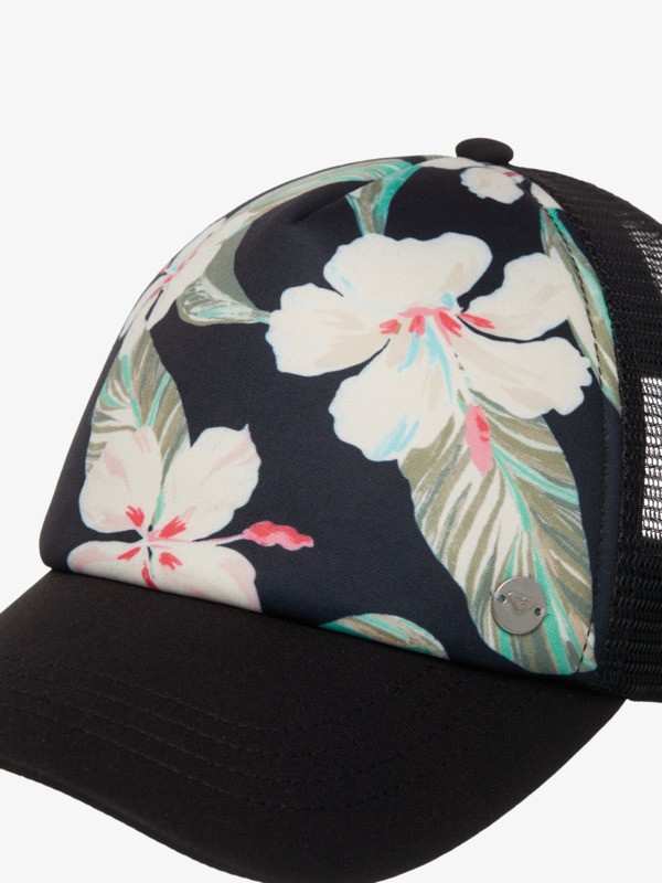 3 Beautiful Morning - Gorra trucker para mujer Negro ERJHA04434 Roxy