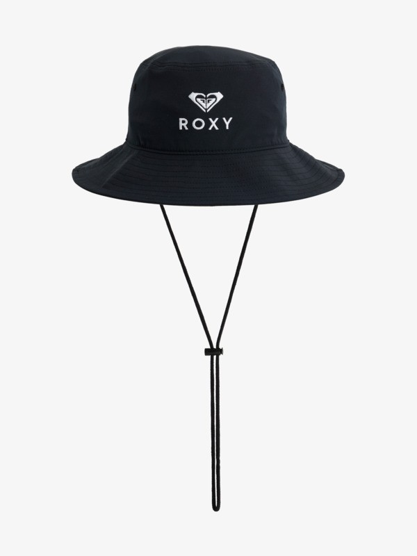 2 Roxy Sun Addiction - Bucket Hoed voor Dames Black ERJHA04480 Roxy