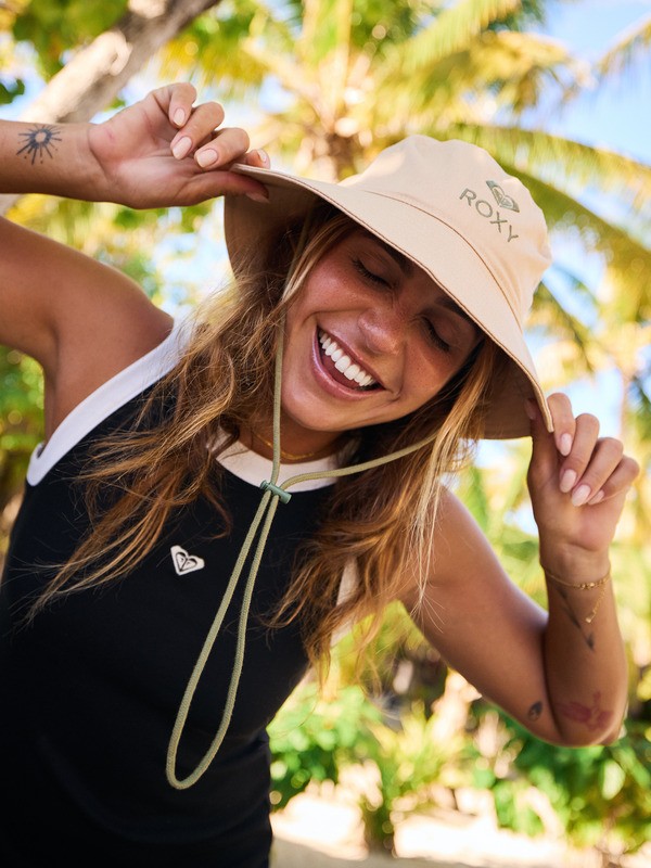 0 Come To Brazil - Bucket Hat for Women Beige ERJHA04485 Roxy