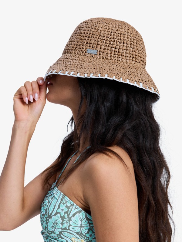 1 Spotless Sunnies - Sun Bucket Hat for Women Brown ERJHA04486 Roxy