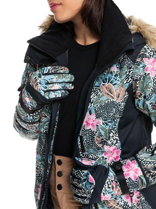 0 Roxy Jetty - Guanti da Snowboard/Sci voor Donna Black ERJHN03188 Roxy