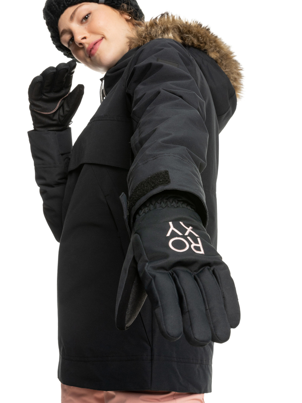 2 Fresh Fields - Guanti da Snowboard/Sci da Donna Black ERJHN03207 Roxy