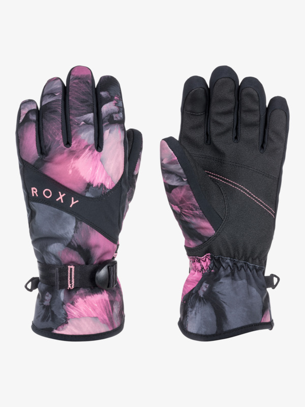 1 Roxy Jetty - Guantes técnicos de snowboard/esquí para Mujer Negro ERJHN03237 Roxy