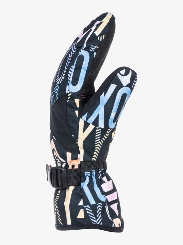 1 Roxy Jetty - Funktionelle Snowboard-/Skifäustlinge für Frauen Schwarz ERJHN03238 Roxy