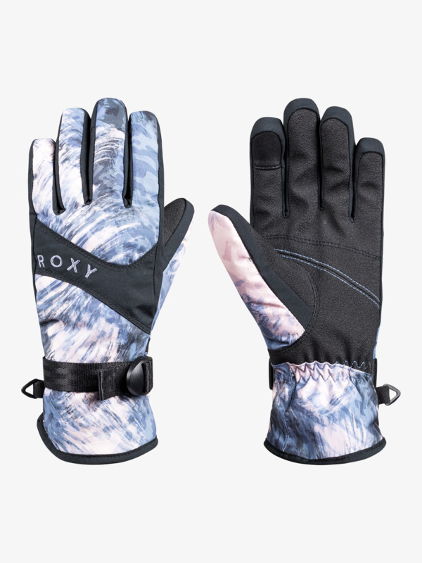 1 Roxy Jetty  - Insulated Gloves for Women Blue ERJHN03251 Roxy