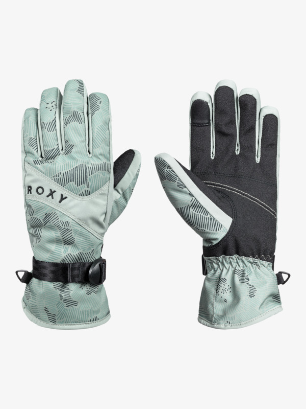 3 Roxy Jetty  - Geïsoleerde Handschoenen voor Dames Green ERJHN03251 Roxy