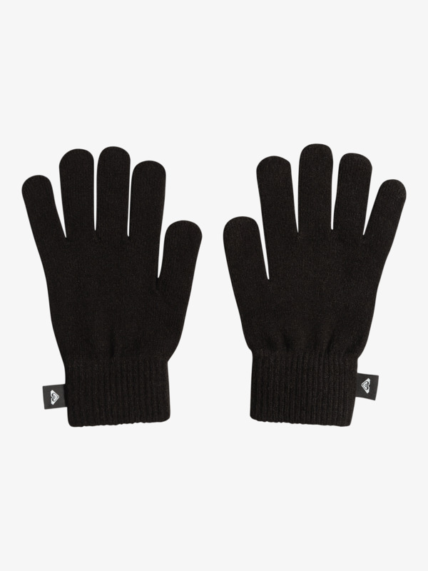 2 Tropical Snow - Gants en tricot pour Femme Noir ERJHN03257 Roxy