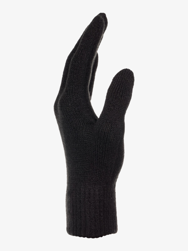 0 Tropical Snow  - Knitted Gloves for Women Black ERJHN03257 Roxy