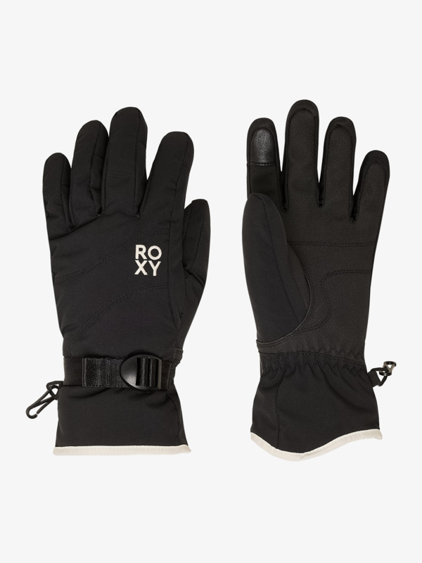 1 Roxy Jetty Solid - Gants techniques ski/snowboard pour Femme Noir ERJHN03267 Roxy