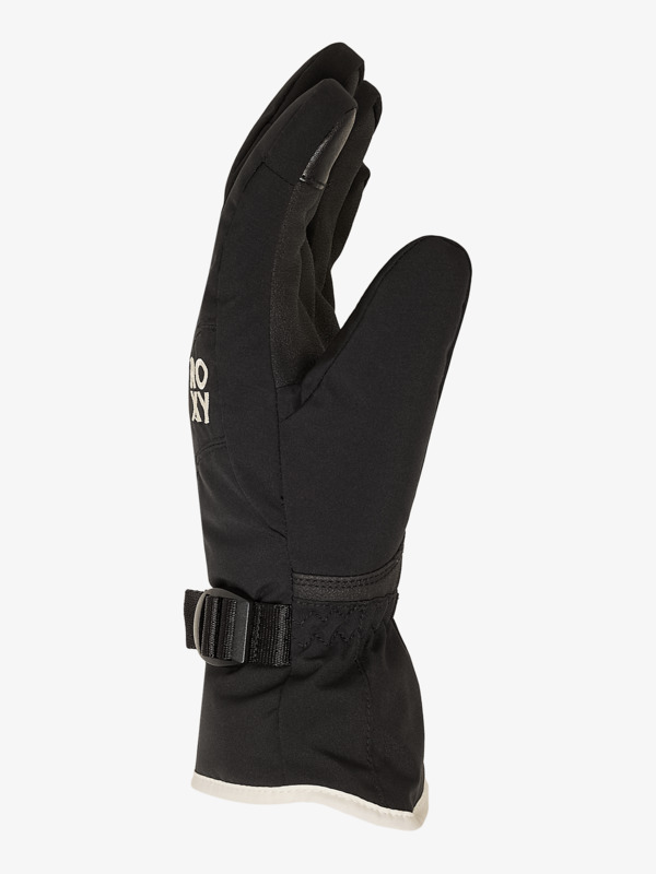 2 Roxy Jetty Solid - Gants techniques ski/snowboard pour Femme Noir ERJHN03267 Roxy