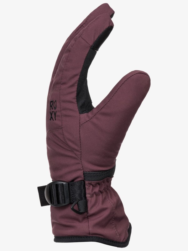 1 Roxy Jetty Solid - Guantes técnicos de snow para mujer Rojo ERJHN03267 Roxy