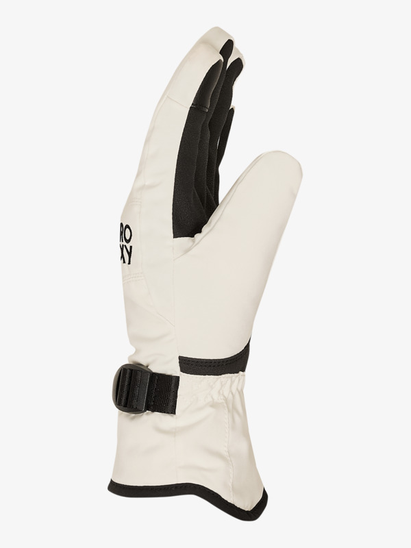 2 Roxy Jetty Solid - Guantes técnicos de snow para mujer Blanco ERJHN03267 Roxy