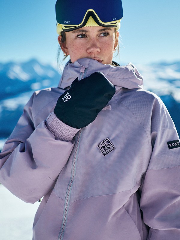 0 Roxy Jetty Solid - Meias técnicas de snow para mulher Preto ERJHN03268 Roxy