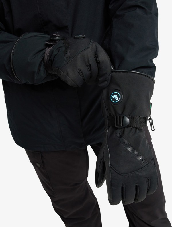 0 Sierra Warmlink - Luvas de snow técnicas aquecidas para mulher Preto ERJHN03272 Roxy