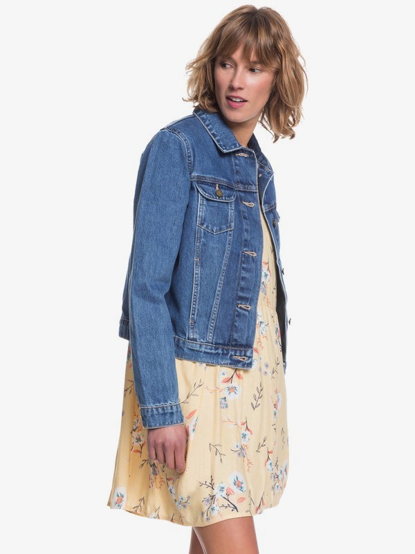 Roxy Tiger Eyes Denim Jacket Roxy Tiger Eyes Denim Jacket