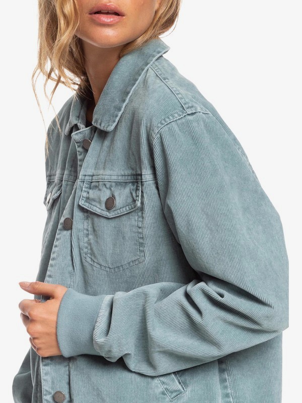 Desert Sands Corduroy Trucker Jacket Roxy