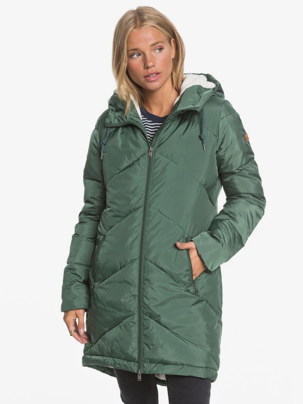 Fluid womens hooded puffer jacket deals