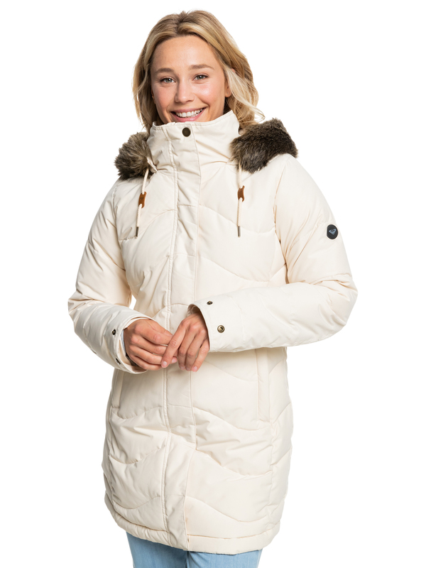 4 Ellie Warmlink - Wasserdichte Jacke für Frauen Beige ERJJK03429 Roxy