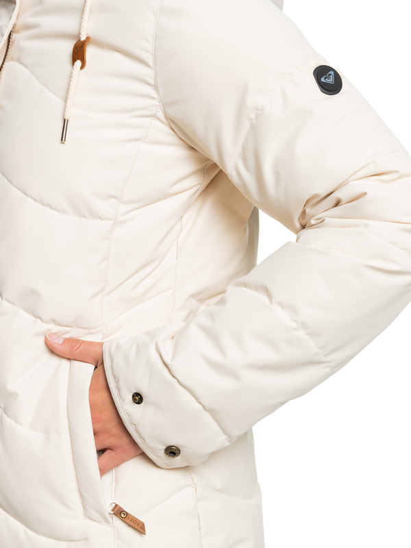 9 Ellie Warmlink - Wasserdichte Jacke für Frauen Beige ERJJK03429 Roxy